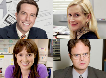 The Office, Ed Helms, Angela Kinsey, Ellie Kemper, Rainn Wilson The Office, Ed Helms, Angela Kinsey, Ellie Kemper, Rainn Wilson